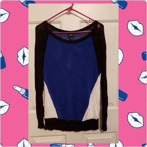 Torrid Multi-Color Mesh Sweater
